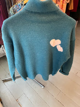 Lataa kuva Galleria-katseluun, Sininen villapaita