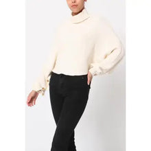 Lataa kuva Galleria-katseluun, Neulottu turtleneck-pusero