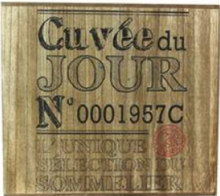 Lataa kuva Galleria-katseluun, Cuvée du jour viinilaatikko, puuta
