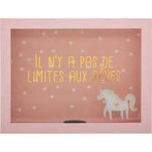 Lataa kuva Galleria-katseluun, Säästölipas yksisarvisteemalla