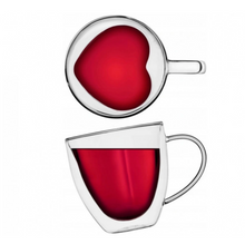 Lataa kuva Galleria-katseluun, Thermos capuchinokupit, sydämen malliset