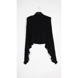 Neulottu turtleneck-pusero