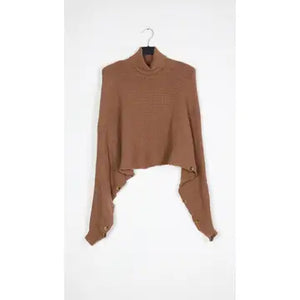 Neulottu turtleneck-pusero